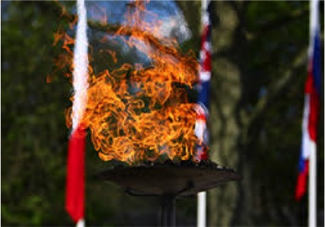 Verwelkom de lopers van het Bevrijdingsvuur.