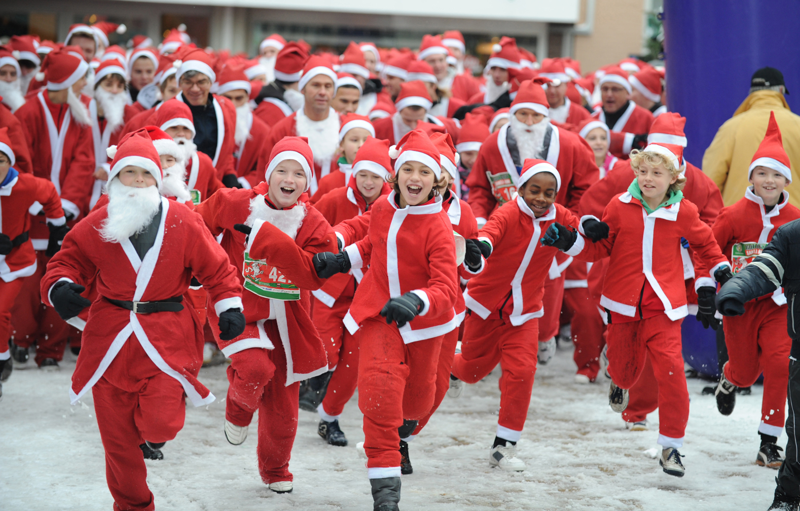 Santa run, loop